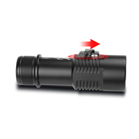 Lampe Frontale de Plongée XHP70 10000 Lumens avec Interrupteur Rotatif, Étanche IP68 jusqu'à 25 m