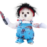 20230227ggz Meilleure vente : Costume amusant pour chien, thème couteau, pour Halloween/Noël, pour animaux de compagnie, petite taille XL, hiver, polyester, moderne