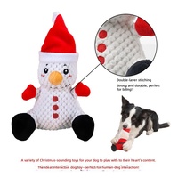 Ensemble de jouets en peluche pour Noël pour animaux de compagnie, jouets à mâcher qui couinent, soulagent l'ennui, durables, pour chiens de petite, moyenne et grande taille, vente en gros, édition limitée