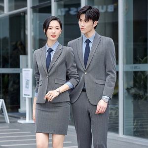 Abito professionale da uomo e <span class=keywords><strong>donna</strong></span> 4S Sales Manager abbigliamento formale Catering Hotel Front Desk da lavoro uniforme pantaloni da smoking - Product Image 4