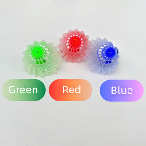 Led Night Nylon <span class=keywords><strong>Badminton</strong></span> Tête <span class=keywords><strong>de</strong></span> boule moussante haute pression Rebond rapide Résilient <span class=keywords><strong>Badminton</strong></span> - Product Image 3