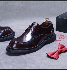 Zapatos Oxford de Vestir para Hombre de la Mejor Calidad, Punta Cuadrada, Hechos a Mano, Elegantes, Formales, con Cordones, Transpirables, Antideslizantes, para Bodas y Trajes de Negocios - Product Image 6