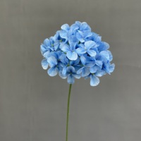 Vente en gros de boules d'hortensias artificielles Monet à 72 pétales, 67 cm, aspect soie, orange clair, pour la décoration de mariage, de la maison et des vases