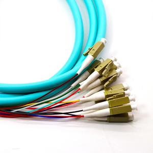 FTTH Om3 St 12 Color Fibra Óptica <span class=keywords><strong>Pigtail</strong></span> <span class=keywords><strong>Lc</strong></span>/APC <span class=keywords><strong>Sc</strong></span>/APC Azul Om3 Monomodo Multimodo 12 Color Fibra <span class=keywords><strong>Pigtail</strong></span> Catéter - Product Image 5