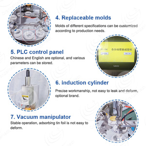 Orme thương mại nhỏ vuông tartlet da làm khuôn pho mát <span class=keywords><strong>Tart</strong></span> vỏ Báo Chí trứng <span class=keywords><strong>tart</strong></span> hình thức máy - Product Image 5