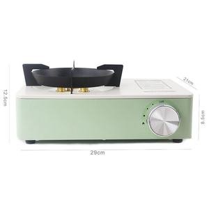 Réchaud à <span class=keywords><strong>gaz</strong></span> portable haute puissance en métal, <span class=keywords><strong>4</strong></span> brûleurs, butane, <span class=keywords><strong>camping</strong></span>, allumage automatique, sécurité, coupe-vent, facile à nettoyer, cuisine domestique - Product Image 2