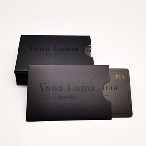 Vendita calda di plastica personalizzata unghie salone di bellezza e SPA Gift Card con custodia di carta - Product Image 4