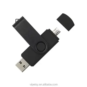 2in1 OTG USB 2.0/3.0 pen drive Swivel Logo Pendrive Usb Flash Drive 32GB Custom Logo 4GB 8GB 16GB 32GB