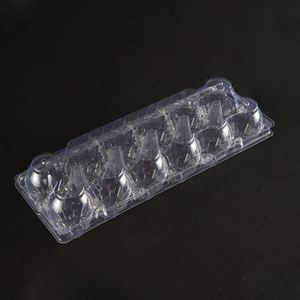 Transparent Disposable 6 8 10 12 15 18 20 25 30 Holes PET <b>Plastic</b> Egg <b>Tray</b> Packaging Box Egg Container Free Samples - Product Image 3