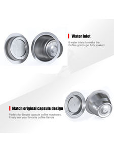 3 cápsulas Wareset, máquina De café portátil De acero inoxidable, cápsulas De café para <span class=keywords><strong>NESPRESSO</strong></span>, cápsulas De café, accesorios De café, herramientas De <span class=keywords><strong>Barista</strong></span> - Product Image 6