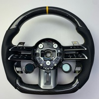 Setir Kemudi Serat Karbon Kustom untuk Mercedes W204 W205 W206 C180 C200 C300 C63 G63 E300 GLC300 GLE53 GLS