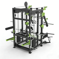 Smith Machine Cable Crossover Power Rack Todo en uno Uso doméstico Máquinas de selección de carga de PIN multifuncional Power Smith