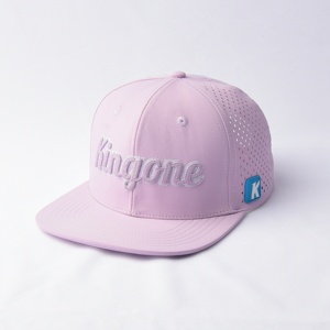 6-Panel <span class=keywords><strong>Polyester</strong></span> unisex Trucker Hat tùy chỉnh 6-panel SNAPBACK HAT laser cắt lỗ thoáng khí ngoài trời lông cừu nhân vật - Product Image 1