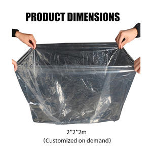 PE 4 면 가방 플라스틱 방습 플랫 하단 가방 기계 장비 방진 및 방습 입체 가방 - Product Image 2