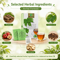 C26 Hyper Tea Sachets de Tisane aux Herbes Duzhong, Feuille de Mûrier, Aubépine, Graine de Cassia, Astragale – 20 Sachets – Infusion Facile – Mélange Quotidien de Tisanes