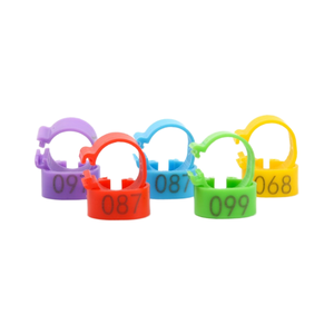 Clip de bandes d'aile en spirale pour anneau de marquage de jambe numérotée de volaille Matériau PP durable État neuf pour canards oies poulets utilisation agricole - Product Image 1