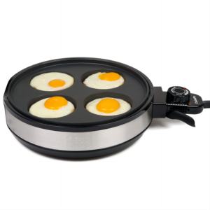 Nouveau <span class=keywords><strong>concept</strong></span> CE RoHS LFGB ETL Plaque de cuisson multi-réglable 3 en 1 pour omelettes, tokoyaki, roti et crêpes, amovible avec spatule - Product Image 5