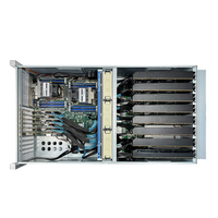 Châssis de serveur 4U pour 4 GPU, 8 GPU, cartes graphiques 3090, 4090, rendu, apprentissage profond, IA, châssis de serveur 10 GPU