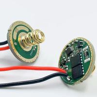 Carte de commande pour lampe torche 22mm 8A, mode courant constant, mémoire, pilote LED 3V pour batterie Li-ion unique T40 P50, 5 modes