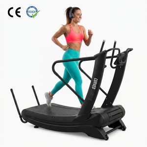 Tapis roulant commercial VIGFIT, sans limite de vitesse, tapis roulant incurvé avec résistance, machine de course, écran LED - Product Image 1