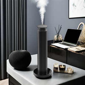 Difusor de aceite de fragancia eléctrico plateado súper silencioso, máquina de aire de aroma inteligente Tuya para Control Bluetooth, USB Mini OEM para el hogar - Product Image 3