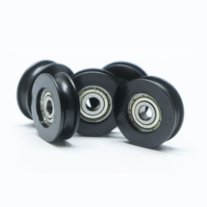 5x25x8,2mm 625 tipo ranura en U ruedas de polea de nailon de plástico 625 ruedas de polea de rodamiento para puertas correderas y ventanas - Product Image 6