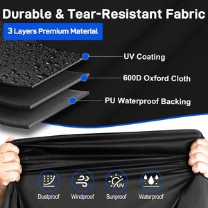 ผ้าคลุมเรือ Oxford Heavy Duty RIB และผ้าคลุมมอเตอร์ติดท้ายเรือ ป้องกันลม กันหนาว สำหรับใช้งานกลางแจ้ง พร้อมสายรัดที่แข็งแร<span class=keywords><strong>ง</strong></span> - Product Image 2