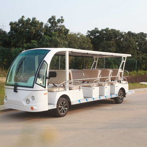 Bus touristique à 4 roues, 8, 11, 14, 17 places, entièrement fermé, véhicule de patrouille à essence - Product Image 4