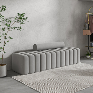 Hiện đại scandinavian-phong cách Kem vải bên bảng phong cách Châu Âu làm tóc cửa hàng băng ghế dự bị giản dị cửa hàng quần áo sofa thiết kế - Product Image 2