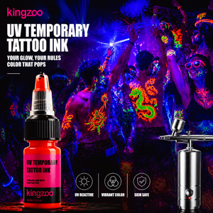 <span class=keywords><strong>Tinta</strong></span> de <span class=keywords><strong>Tatuaje</strong></span> UV Profesional de 15 ml, Pigmento Fluorescente Reactivo a la Luz Negra, Alta Saturación, Larga Duración, Fácil de Aplicar para Tatuajes - Product Image 1