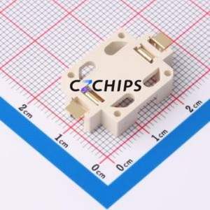 BS-16-B4AA006-R Button & Strip Battery Connector SMD Connector Battery Holder CR1632 Phosphor Bronze Gold - Product Image 2