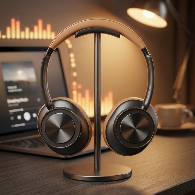 2026 New Private ANC Headphones Wireless with Active Noise Cancelling with Metal Headband