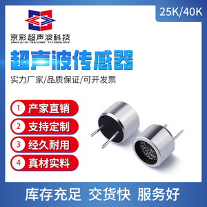 เซ็นเซอร์อัลตราโซนิก 40K ชุบนิกเกิล สำหรับหุ่นยนต์ของเล่นแบบเปิด - Product Image 1