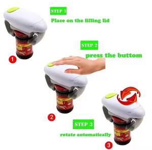 One-Touch Hands-Free <strong>Electric</strong> <strong>Can</strong> <strong>Opener</strong> with Automatic Jar <strong>Opener</strong> for Tins - Product Image 3