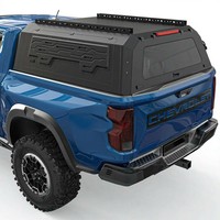 Capot de camion en acier robuste pour Chevrolet Colorado 2023 2024, hardtop imperméable, pour le camping hors route, coque de benne de camion, couvercle