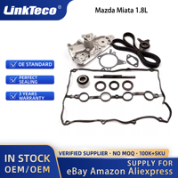 Linkteco Timing Belt Kit & pompa air untuk Mazda Miata 1,8 l L4 DOHC 1994-2000 B660-12-700D B660-12-730C BP0510235C
