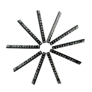 Atacado Personalizado Claro Preto Plástico Stand Ajustável Retail Jóias <span class=keywords><strong>Display</strong></span> <span class=keywords><strong>Rack</strong></span> Preços Cubos Tags Store Counter Label <span class=keywords><strong>Display</strong></span> - Product Image 2