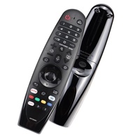 Télécommande Magic AKB75855501/MR20GA avec code roulant, piles AAA, portée de 10 m, commande vocale et touches Netflix/Prime