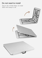 Table de pique-nique rectangulaire portable de haute qualité, 6 pieds, pliable, en plastique, pour le camping en plein air