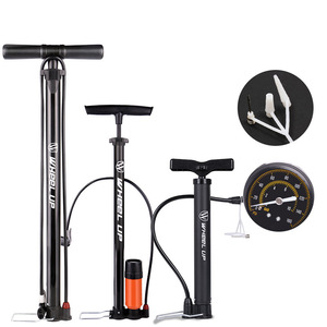 Wheelup vélo <span class=keywords><strong>pompe</strong></span> à Air Portable <span class=keywords><strong>vtt</strong></span> vélo pneu <span class=keywords><strong>pompe</strong></span> 120Psi aluminium Presta Schrader Valve basket-ball <span class=keywords><strong>pied</strong></span> gonfleur - Product Image 1