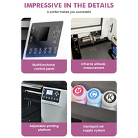 Impresora Textil Automática X-Roland DTG A4 Directo a Prenda I3200 DX7 de un Solo Cabezal para Impresión de Camisetas y Ropa