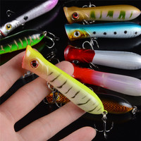 WEIHE – gros leurre Wobbler de 8cm, 12gg, appâts artificiels durs pour bar, brochet, Crankbait, méné, carpe, pêche Popper