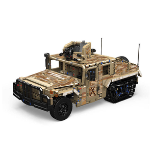 Moule King 20047 2094PCS <span class=keywords><strong>Militaire</strong></span> Série <span class=keywords><strong>Militaire</strong></span> Hummer Piste Voiture Bloc de Construction Modèle Technique Jouet Éducatif Festival Cadeau - Product Image 1