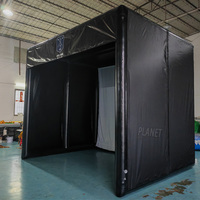 Prix d'usine Cage d'entraînement au golf portable simulateur de golf gonflable tente de tir avec projecteur et écran