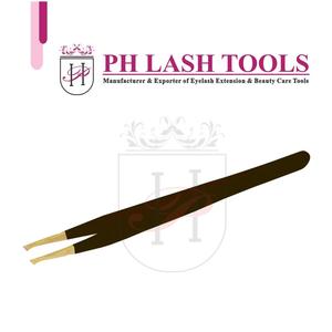 Pince à épiler privée pour faux cils, en acier inoxydable, pince à épiler, pour sourcils, soins du visage - Product Image 5