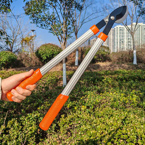 Lopping Shears Stainless Steel 20-30 Mm Pruning Branches Manual Orange Plastic Handle <b>Butterfly</b> Structure <b>Garden</b> Tool - Product Image 1
