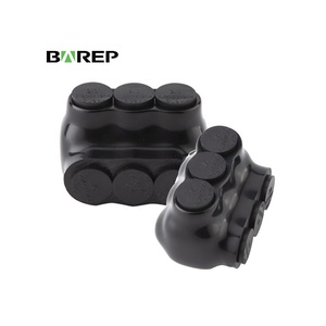 Клеммная колодка Barep <span class=keywords><strong>2</strong></span>-6AWG, <span class=keywords><strong>3</strong></span>-контактная, 600В, изоляционная, для быстрого соединения проводов, многоканальная, для электрических кабелей - Product Image 1