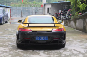 กันชนหน้าและหลังสปอยเลอร์สไตล์คาร์บอนไฟเบอร์สำหรับรถเบนซ์ AMG GT GTC GTS - Product Image 6