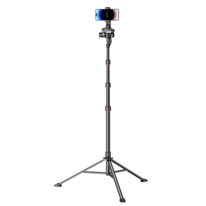 Jopree B20 Pro 65-190Cm Telefonst änder mit Handy halter Verstellbarer Lichtst änder <span class=keywords><strong>Dslr</strong></span> Slr Kamera Ring Lichtst änder Stativ - Product Image 6