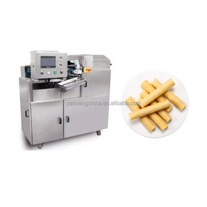 Nouvelle machine à faire des rouleaux d'œufs croustillants entièrement automatique, machine à former des rouleaux de gaufrettes creuses au chocolat, haute productivité, en promotion - Product Image 1